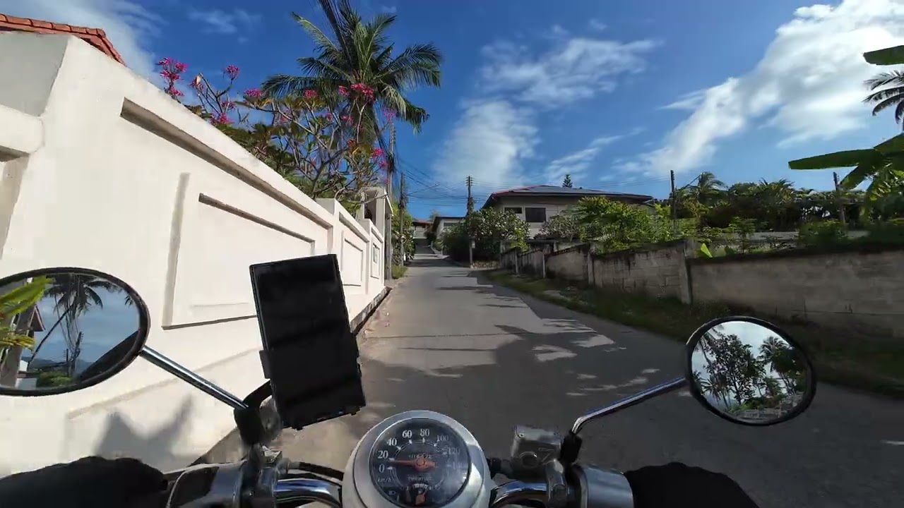 Koh Samui scooter ride.