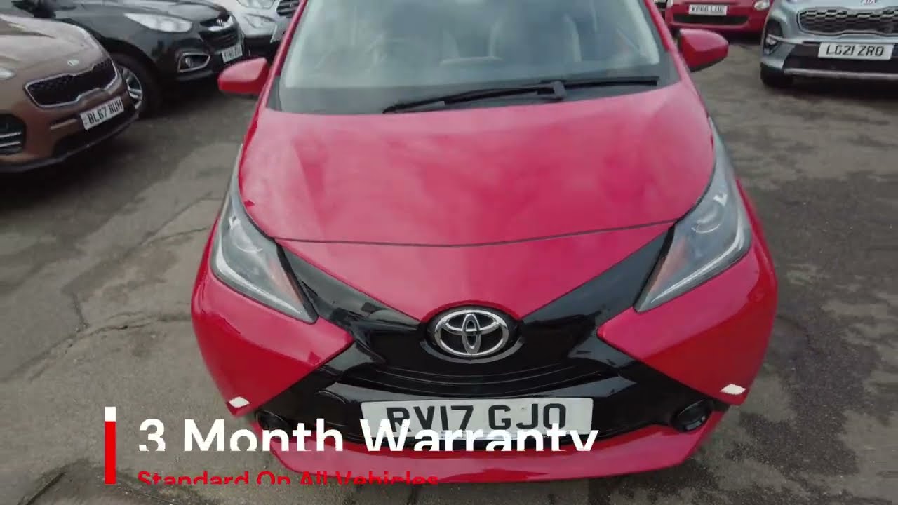 Toyota AYGO 1.0 VVT-i x-play Hatchback 5dr Petrol Manual Euro 6 (68 ps) - RV17GJO