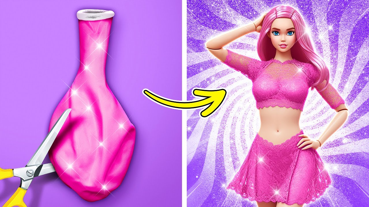 NIEREALNA metamorfoza lalki Barbie! Metamorfoza lalki z nieznanymi hackami