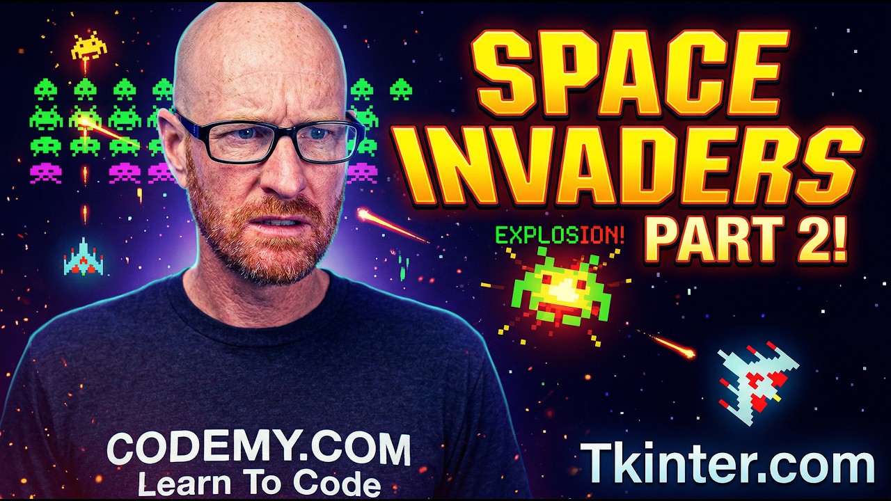 Space Invaders Part 2! - Tkinter.com