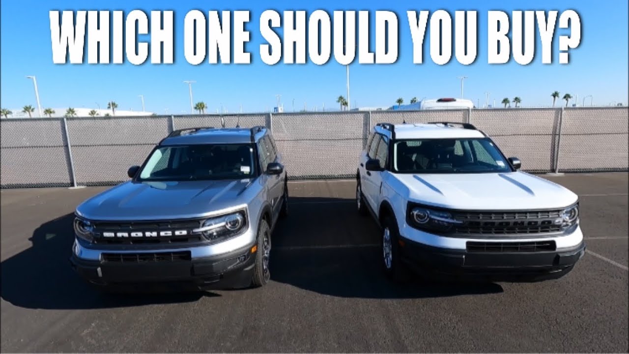 2021 Ford Bronco Sport BASE vs BIG BEND! | Worth Upgrading?