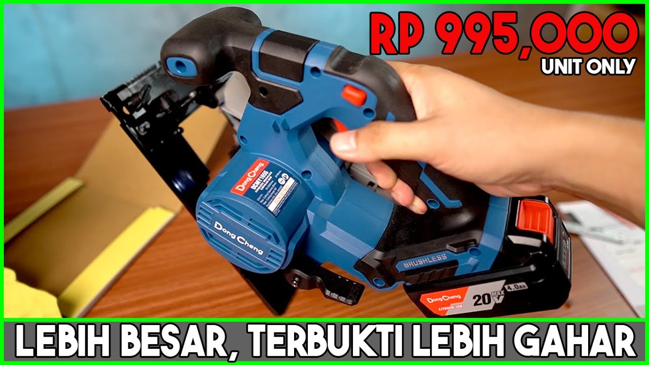 Tidak Salah, Lebih Besar Terbukti Lebih Gahar - Dongcheng DCMY165S Type Z Cordless Circular Saw 6,5