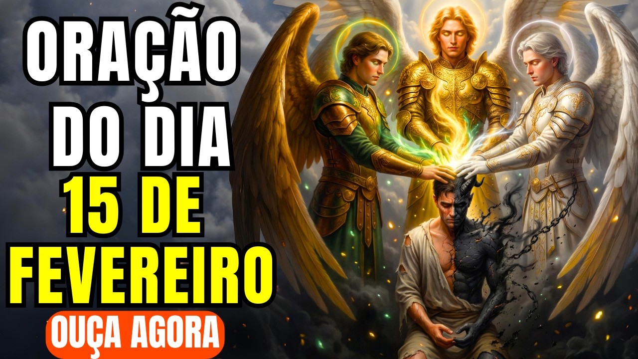 Oração dos 3 Arcanjos HOJE para ROMPER Doenças, Inveja e Toda Maldição — Reze Comigo