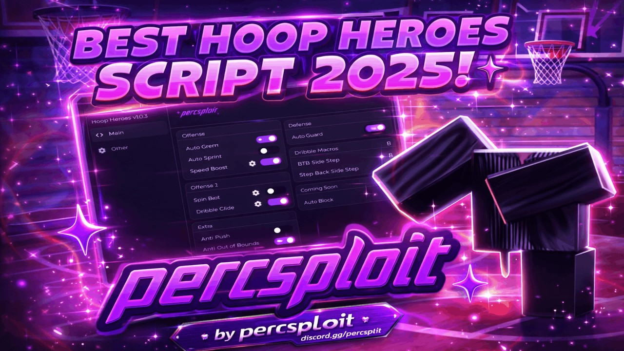 [OP] BEST HOOP HEROES SCRIPT (AUTO GREEN, AUTO BLOCK, MAGS, DRIBBLE GLIDE & MORE)