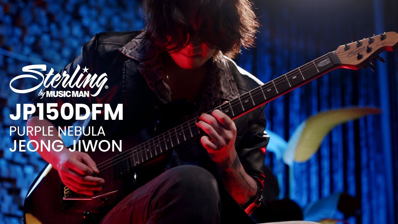 정지원(Jeong Jiwon) | Sterling by Music Man JP150DFM Purple Nebula | Guitarnet