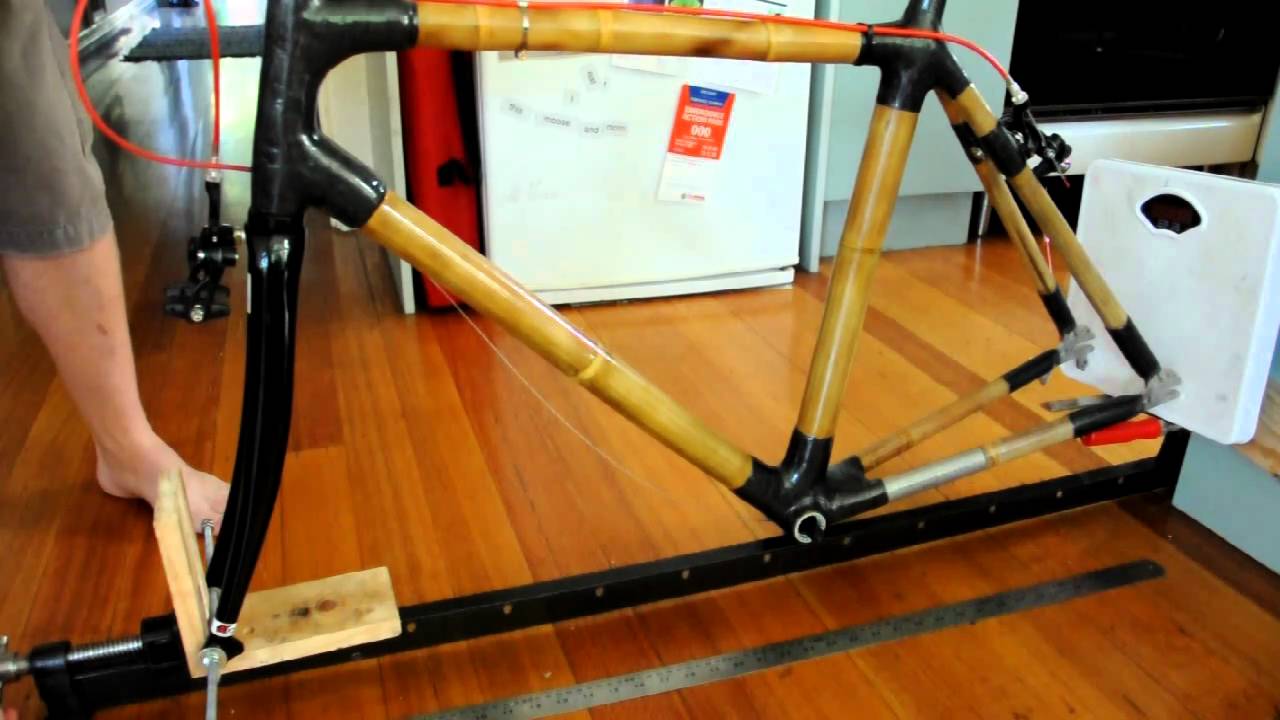 Bamboo Bike Frame Deflection Strength Test #2 - Daisy