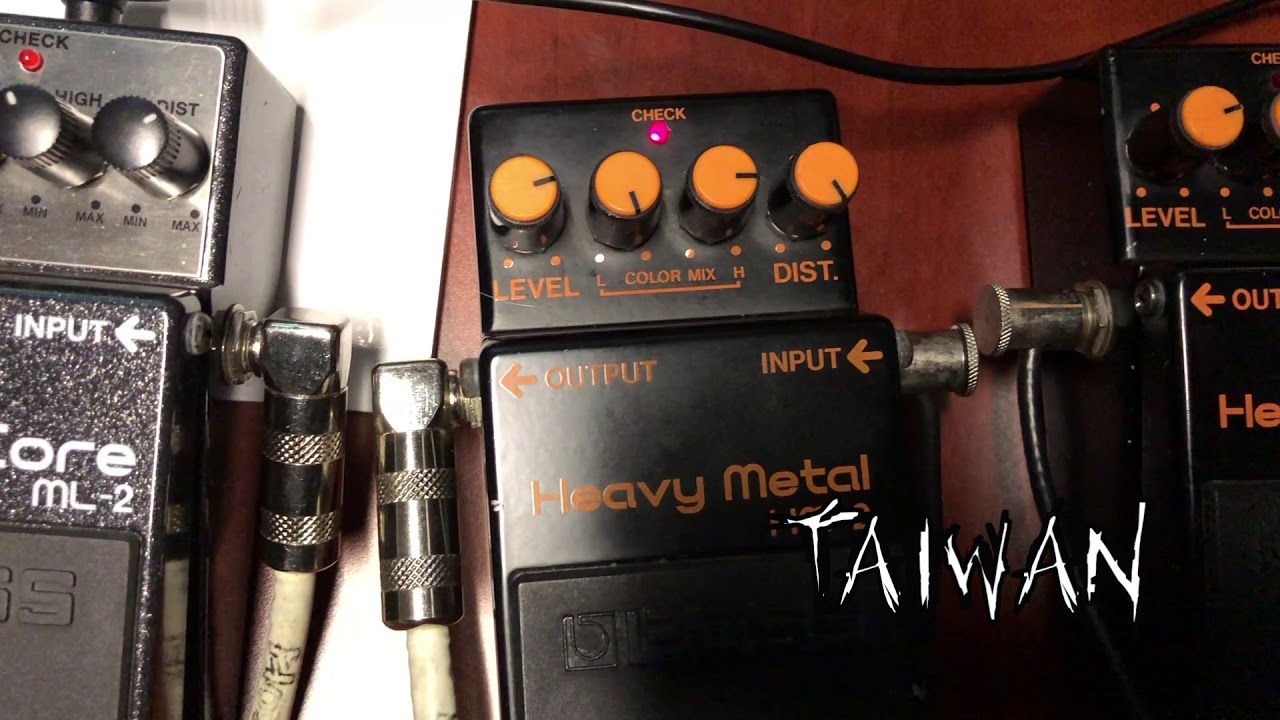 BOSS HM-2 Taiwan and Japanese + Metalzone AND Metalcore Pedals!