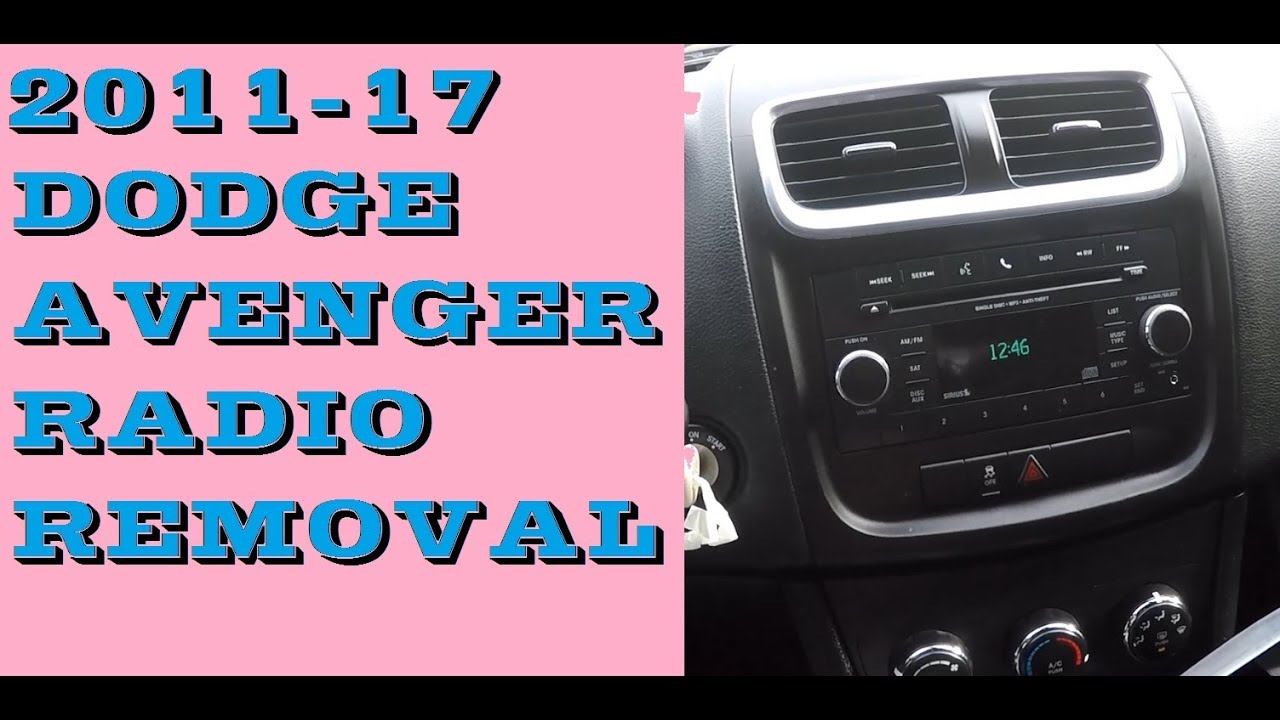 How to replace Radio in Dodge Avenger 2011-2017