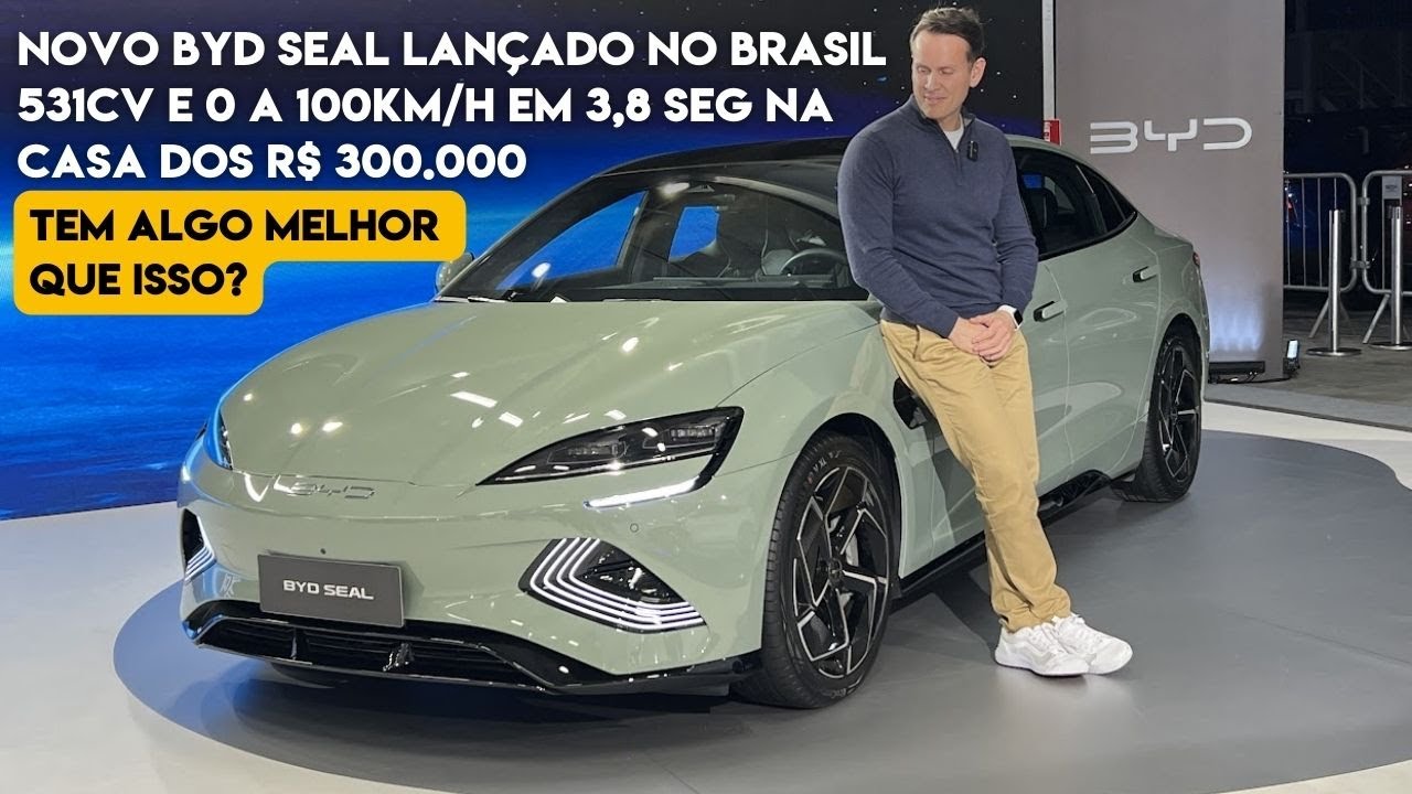 BYD Seal lançado no Brasil.