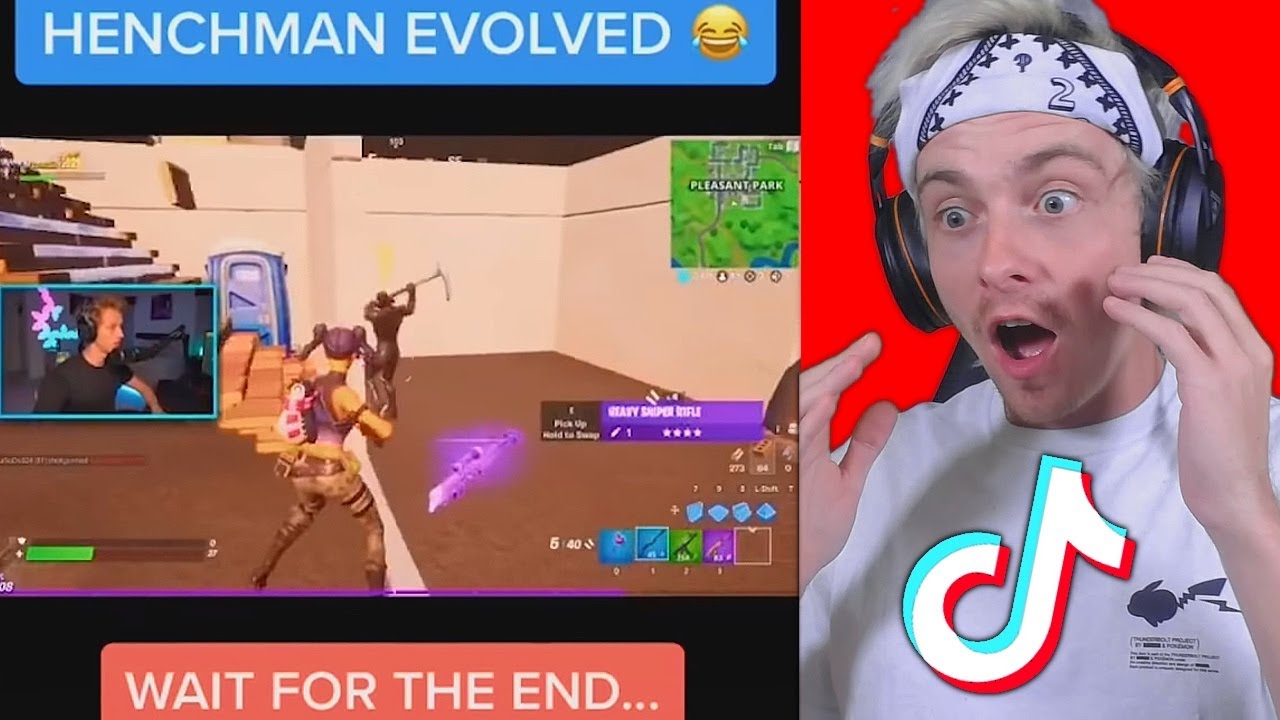 reacting to CRINGE fortnite tik toks... (embarrassing)
