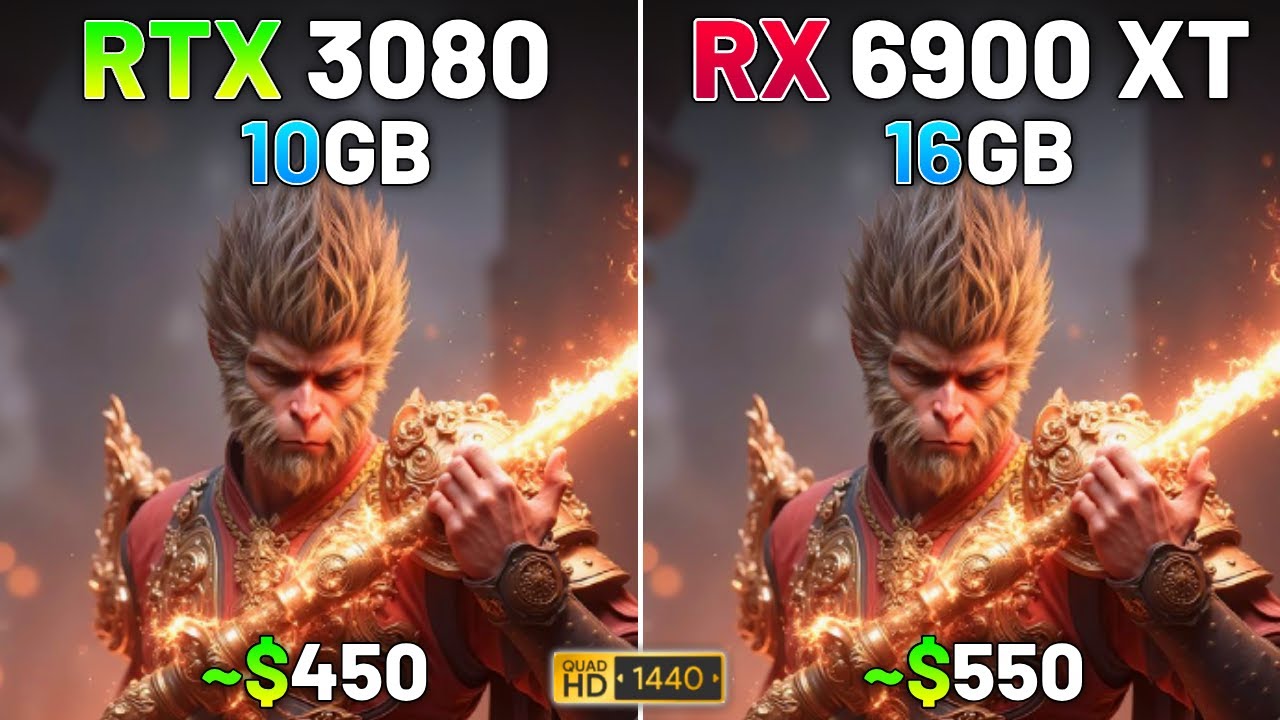 RTX 3080 vs RX 6900 XT | Test in 15 Games | 1440p