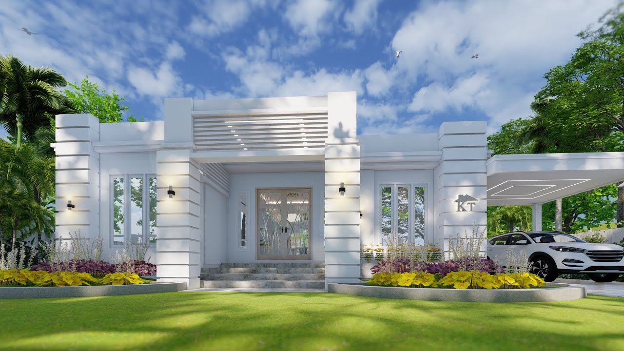 small house/house design idea/3bedrooms 3bathrooms 12mx14m [model0096]
