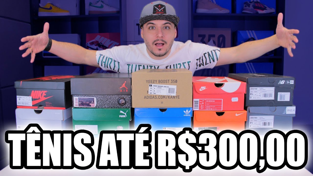 Tênis até 300,00 BOM, BONITO e BARATO da Nike Adidas e outros