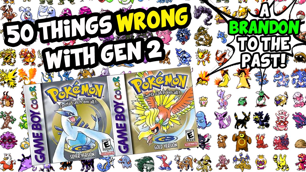 50 ошибок в Pokemon Gold, Silver и Crystal (поколение 2)