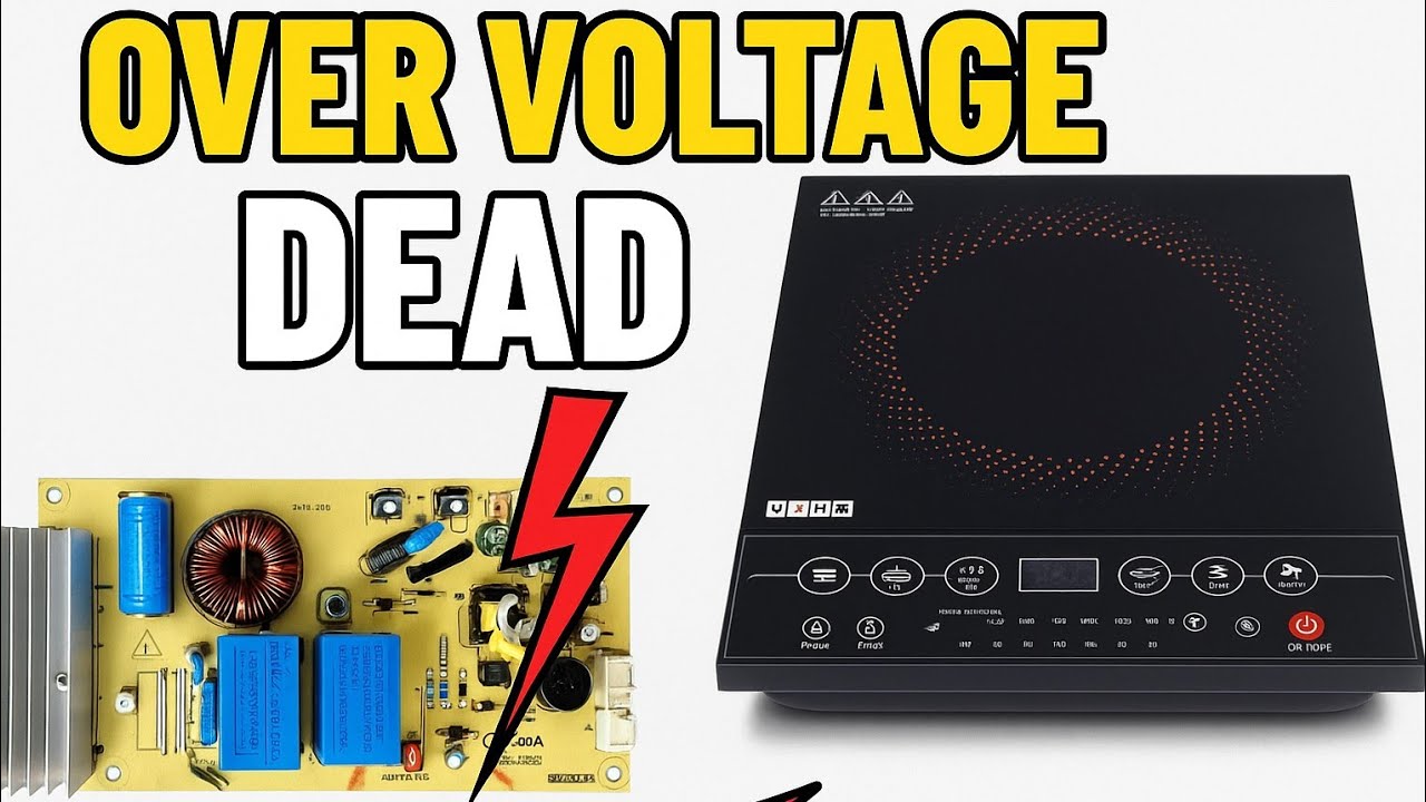 Usha Induction Dead ⚡ | High Voltage Fault 🔧 Full Repair Process Step-by-Step