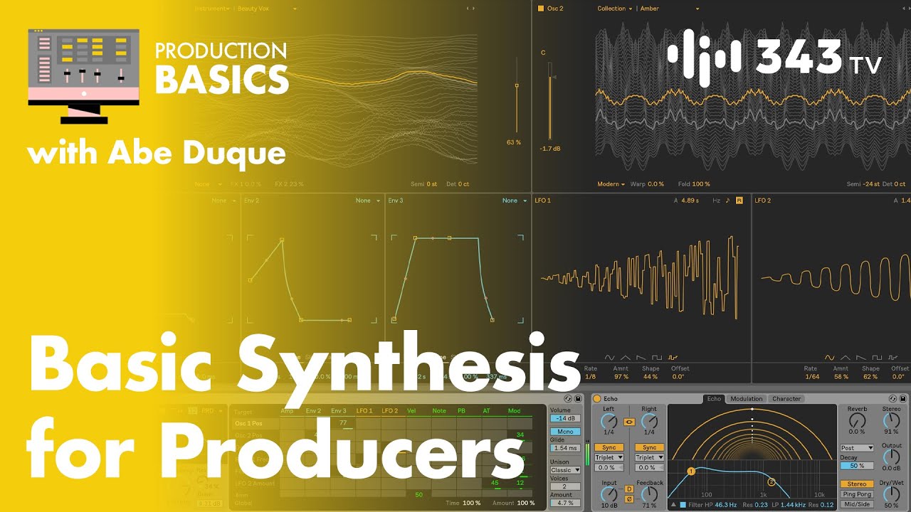 Basic Synthesis Techniques for Music Producers | Abe Duque's Production Playhouse