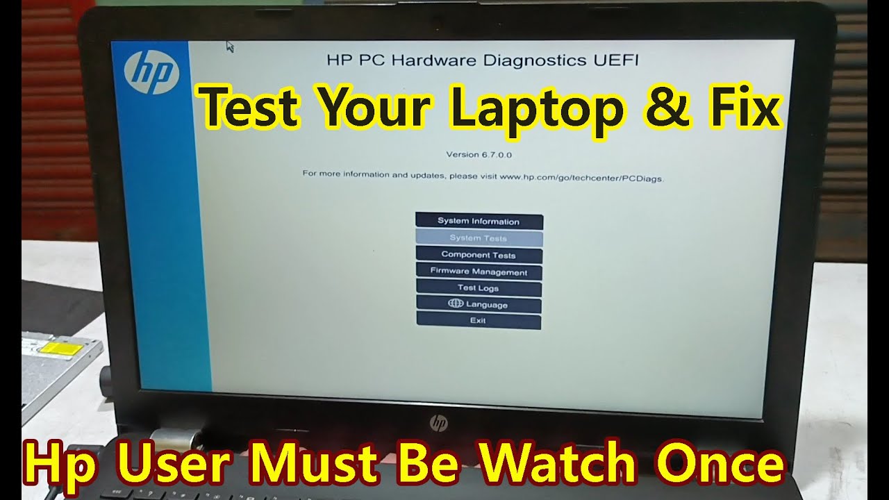 How To Run Your PCs Hardware Diagnostic || Hp PC Hardware Diagnostics UEFI || Hp PCs Hardware Test