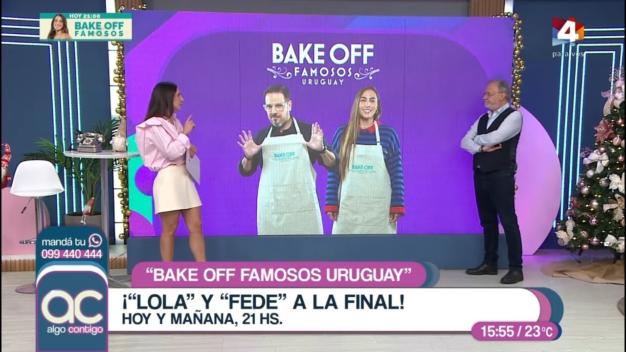 Algo Contigo - Lola y Fede en la gran final de Bake Off Famosos Uruguay