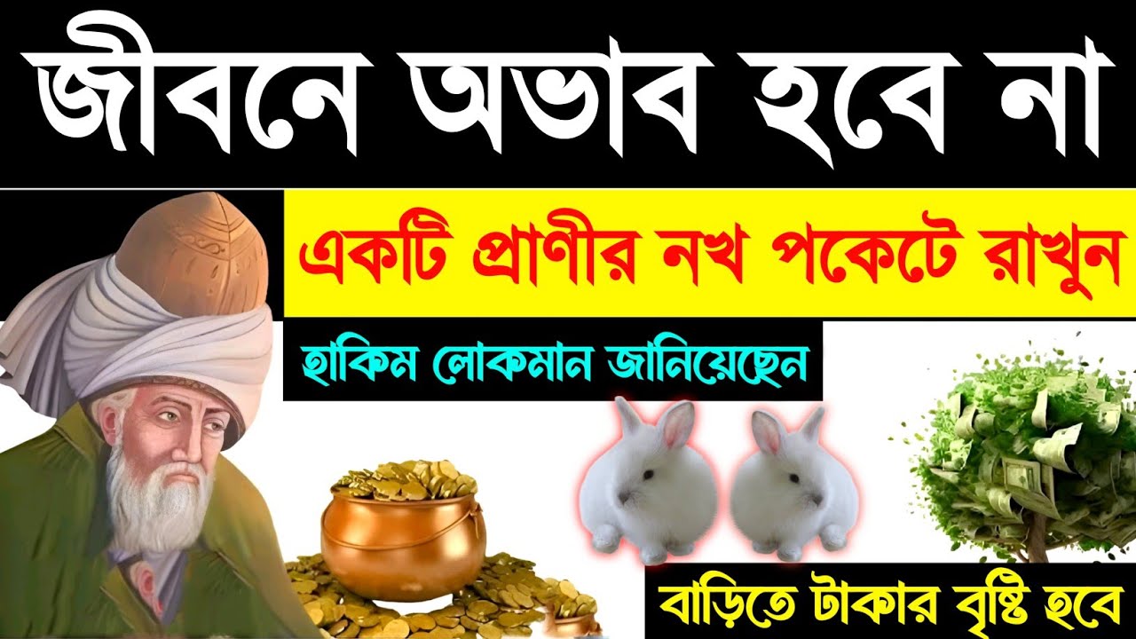 হযরত লোকমান হাকিমের গুরুত্বপূর্ণ উপদেশ | সম্পদশালী হতে চাইলে শুধুমাত্র এই কাজটি করুন | Hakeem Luqman