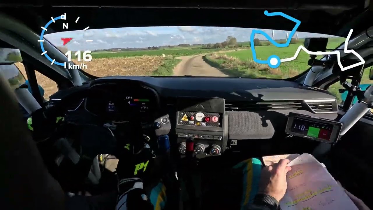 Rally van Zuid-Limburg 2025 KP5 Walshoutem - Renault Clio Rally5 Onboard