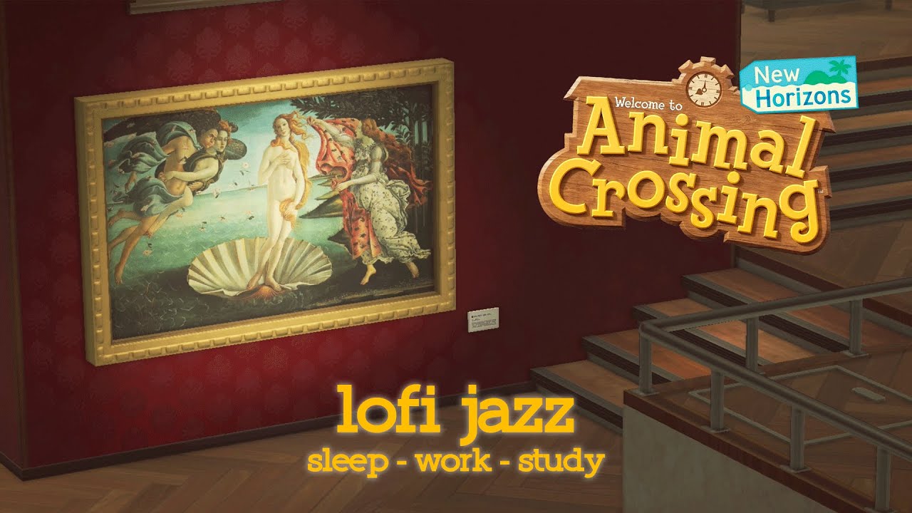 lofi jazz at the museum - Animal Crossing art gallery ambience🏛️˙✧🖼˖°📷༘ ⋆｡˚
