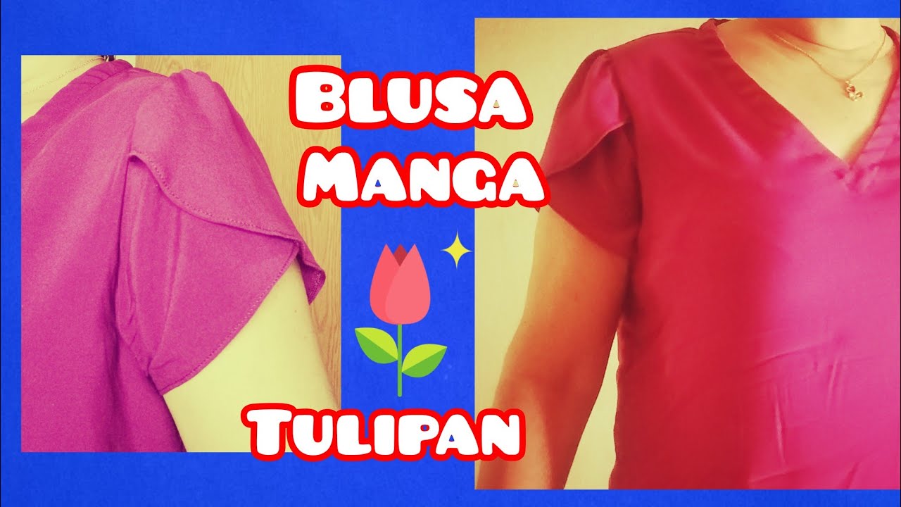 BLUSA MANGA TULIPAN, CÓMO HACERLA