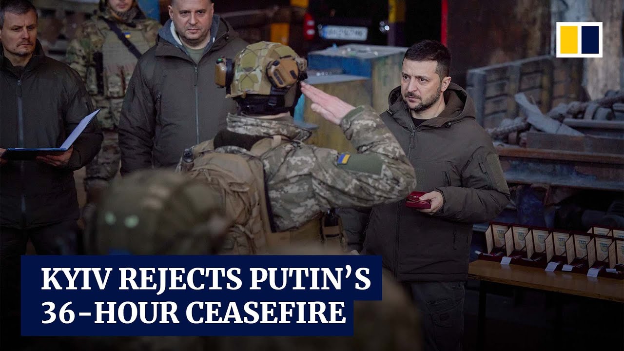 Putin&rsquo;s ceasefire offer to celebrate Orthodox Christmas rejected by Ukraine
