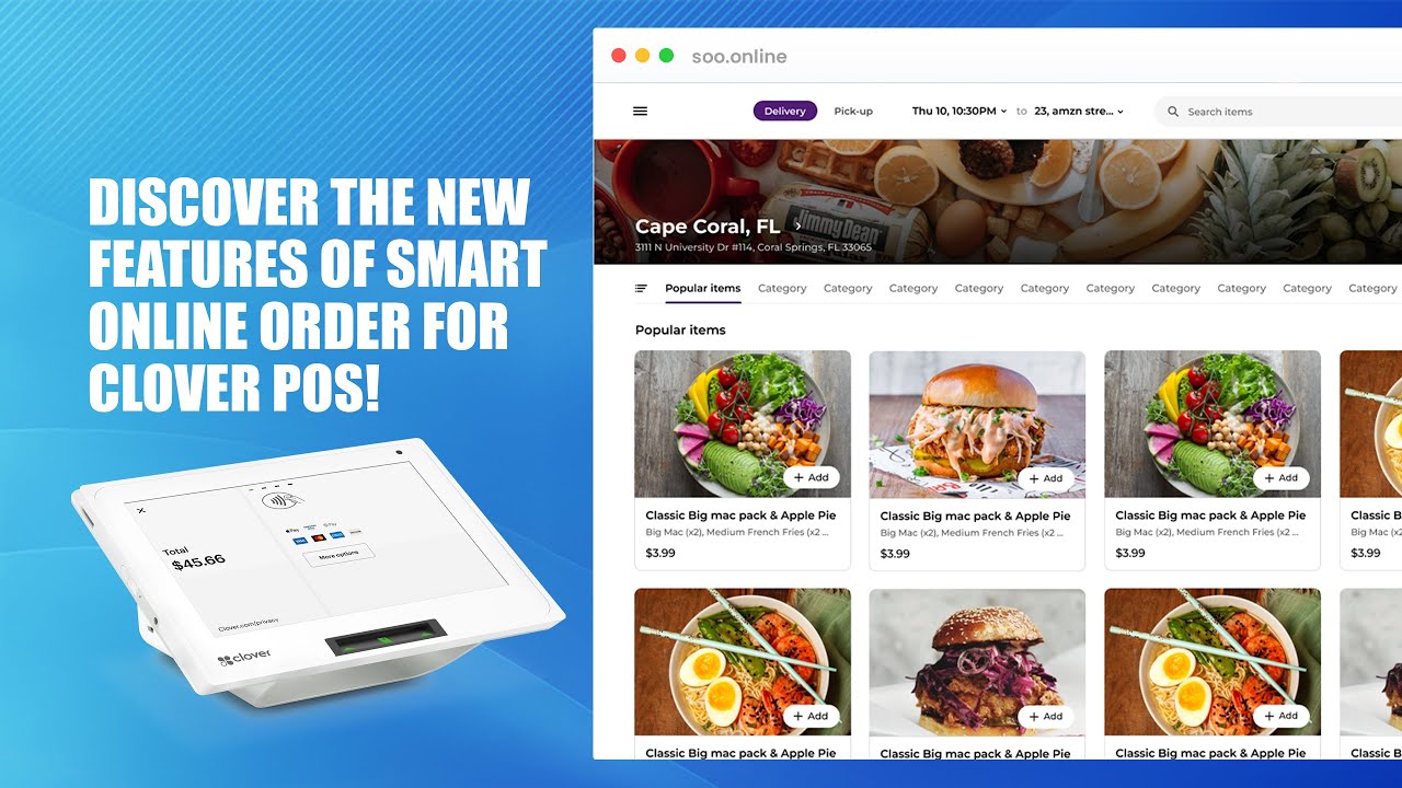 Discover the New Features of Smart Online Order for Clover POS!