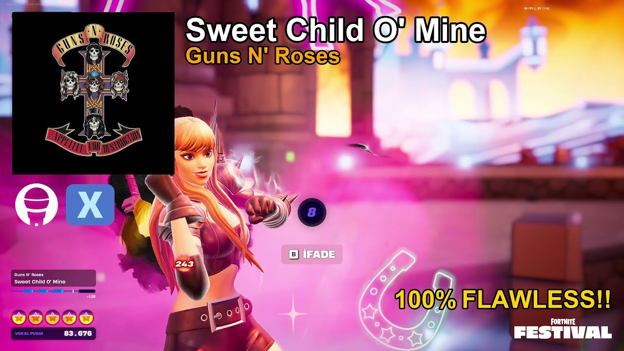 Sweet Child O' Mine Expert Vocals 100% FC - Fortnite Festival