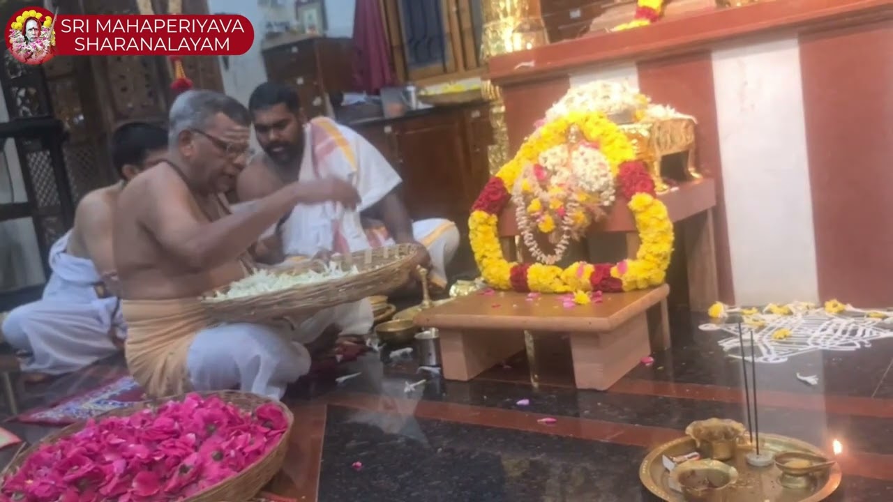 Sivan SAR's Thirumeni graces Sri Mahaperiyava Sharanalayam - Grand Welcome and Pooja.