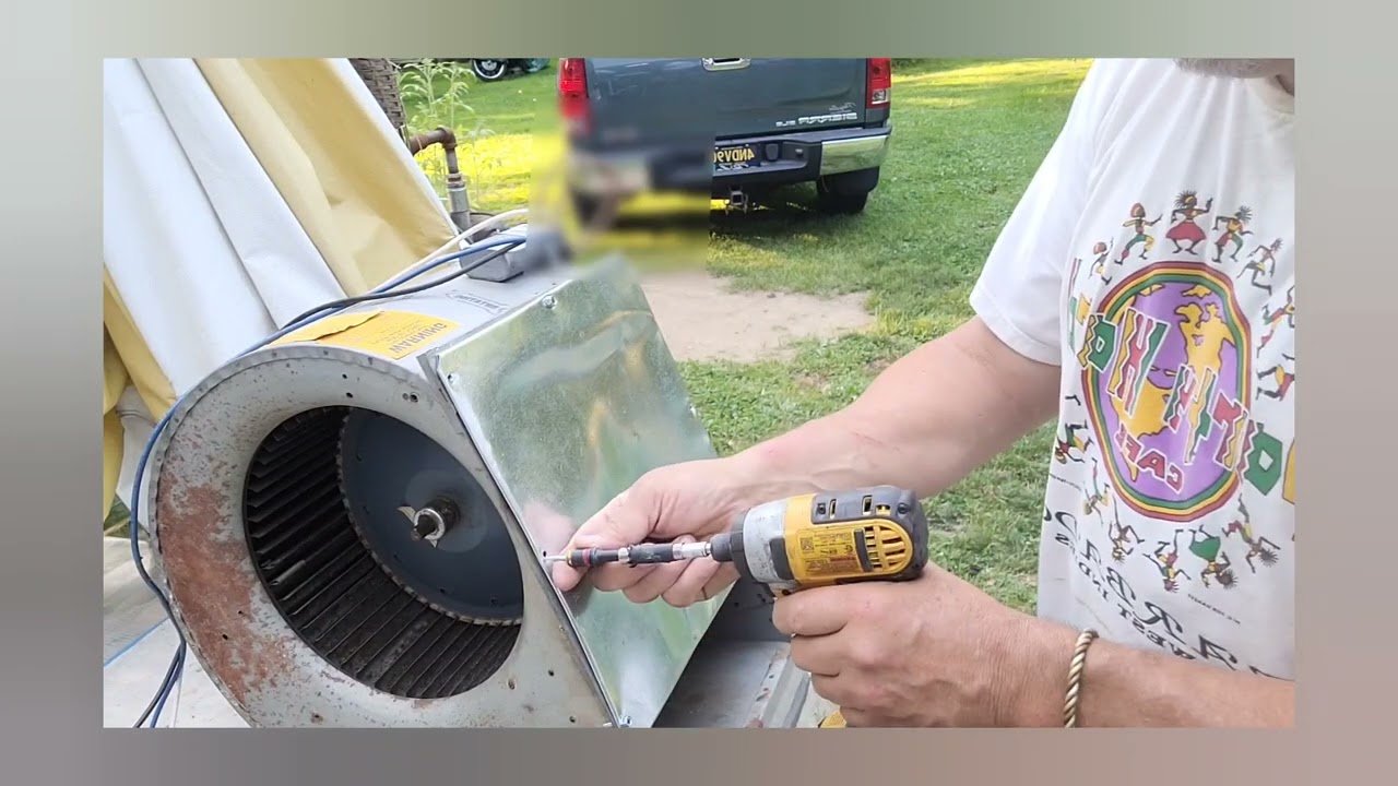 using your old furnace blower.