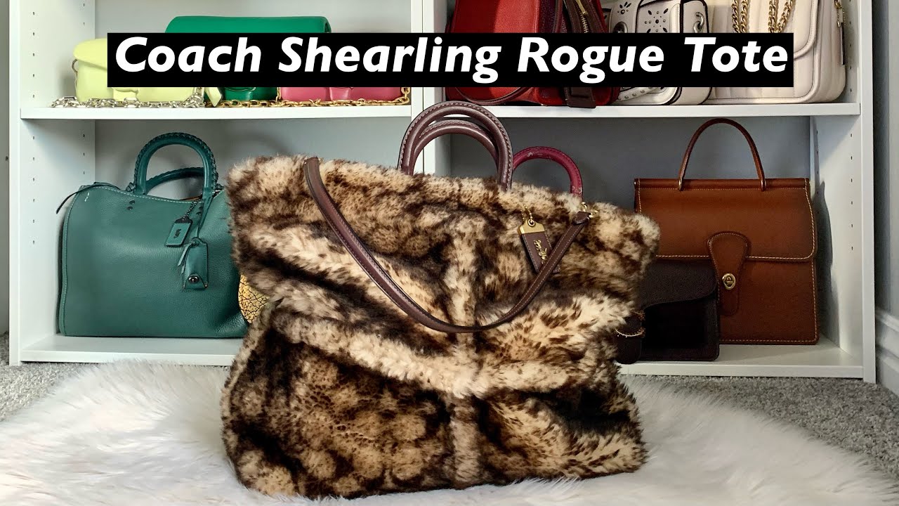 FIRST IMPRESSIONS: COACH SHEARLING ROGUE TOTE