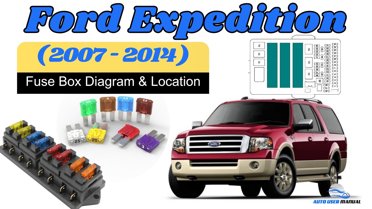 Расположение и схемы блоков предохранителей: Руководство пользователя Ford Expedition (2007–2014)