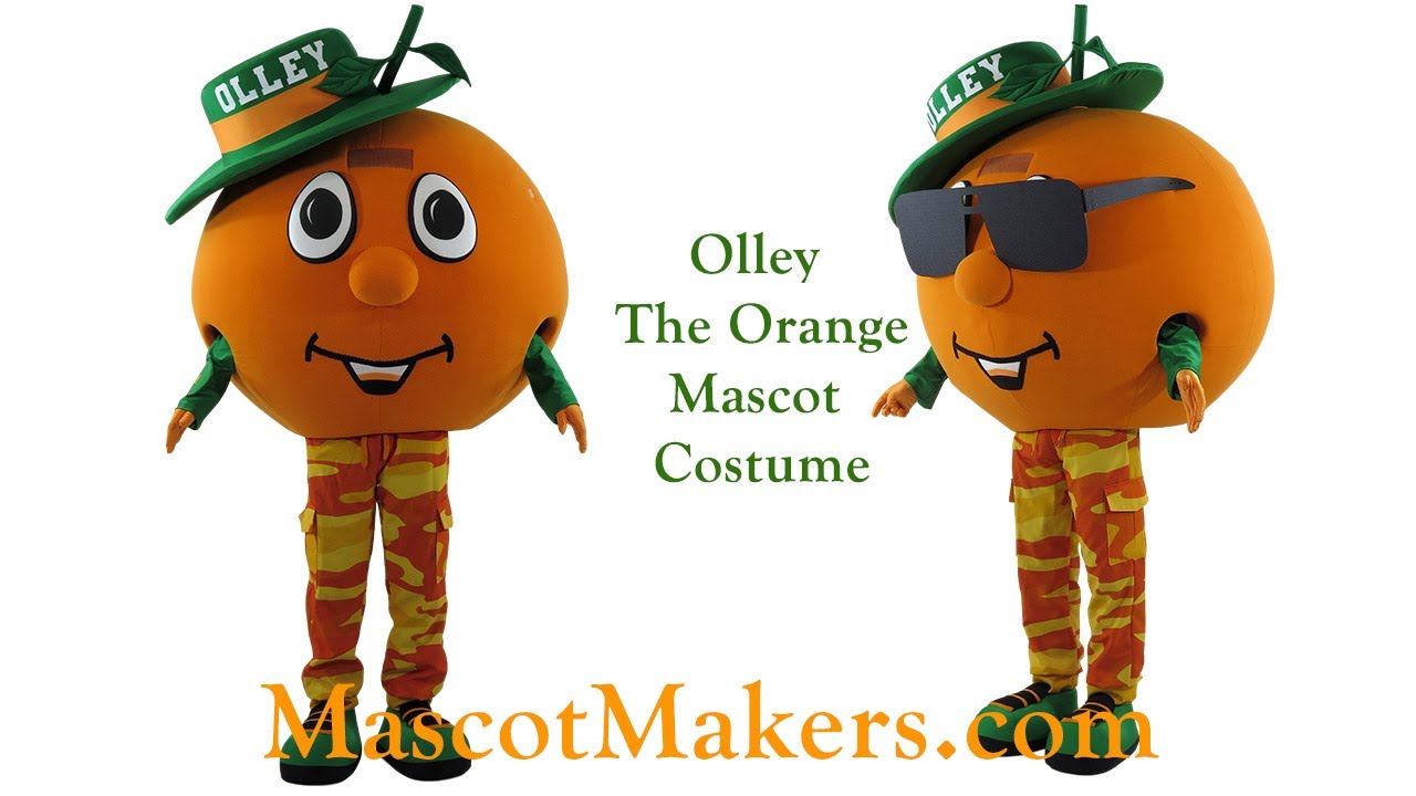 Olley the Orange mascot costume