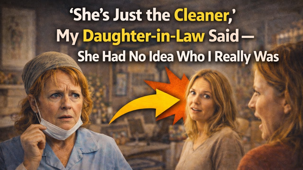 She’s Just the Cleaner,’ My Daughter-in-Law Said — She Had No Idea Who I Really Was