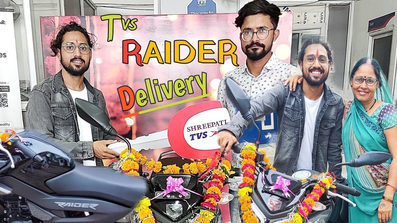 TVS RAIDER 125 Delivery | New Bike TVS Raider 125 | Yashu K Vlogs