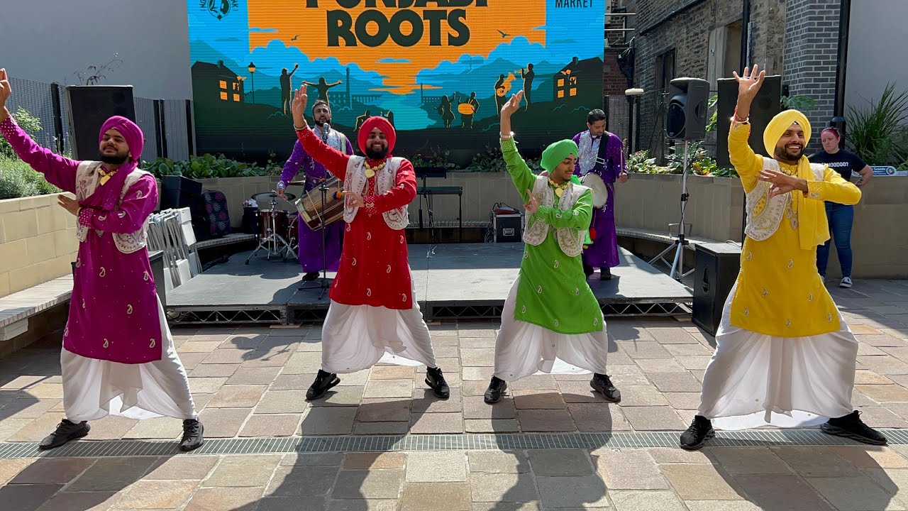 Incredible Punjabi Roots Band Baja Performance at Great Northerns day Celebration in Bradford, UK