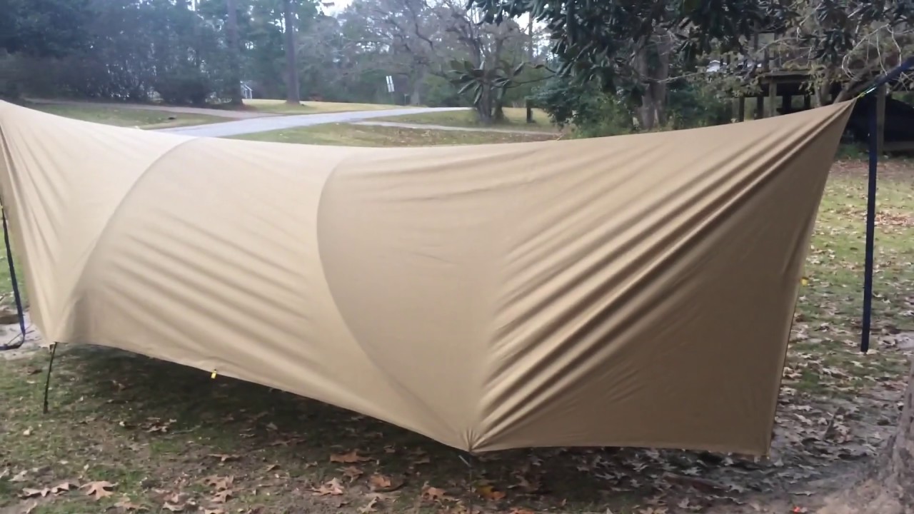 FREE Tent Pole Mod for Hammock Camping and Tarp Camping 1of2  NO SEW!!