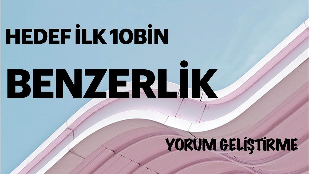 ÜÇGENDE BENZERLİK 5 ÖZEL SORU (HEDEF İLK 10 BİN VE DAHA İYİSİ)