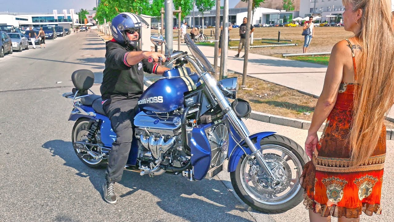 Motorcycles Germany 4K Boss Hoss, Triumph, Harley Davidson, BMW. Мотоциклы Германии. ..🏍🏍🏍