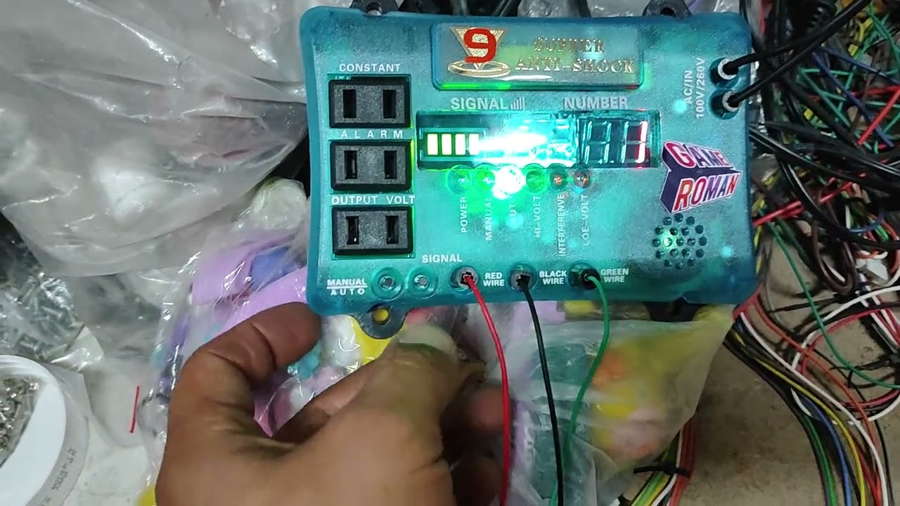 Conectar R9 antishock.