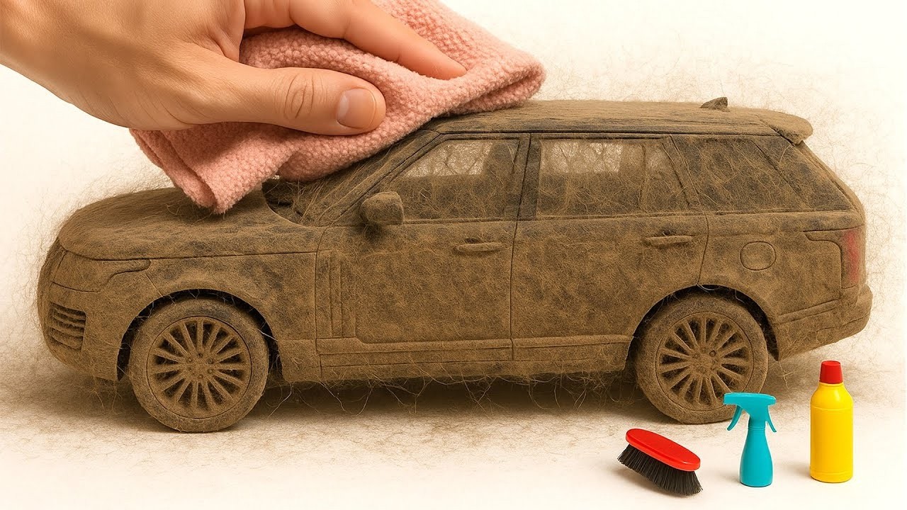 Super Realistic Cleaning of a 1:24 Range Rover After a Crazy All-Terrain Endurance Run