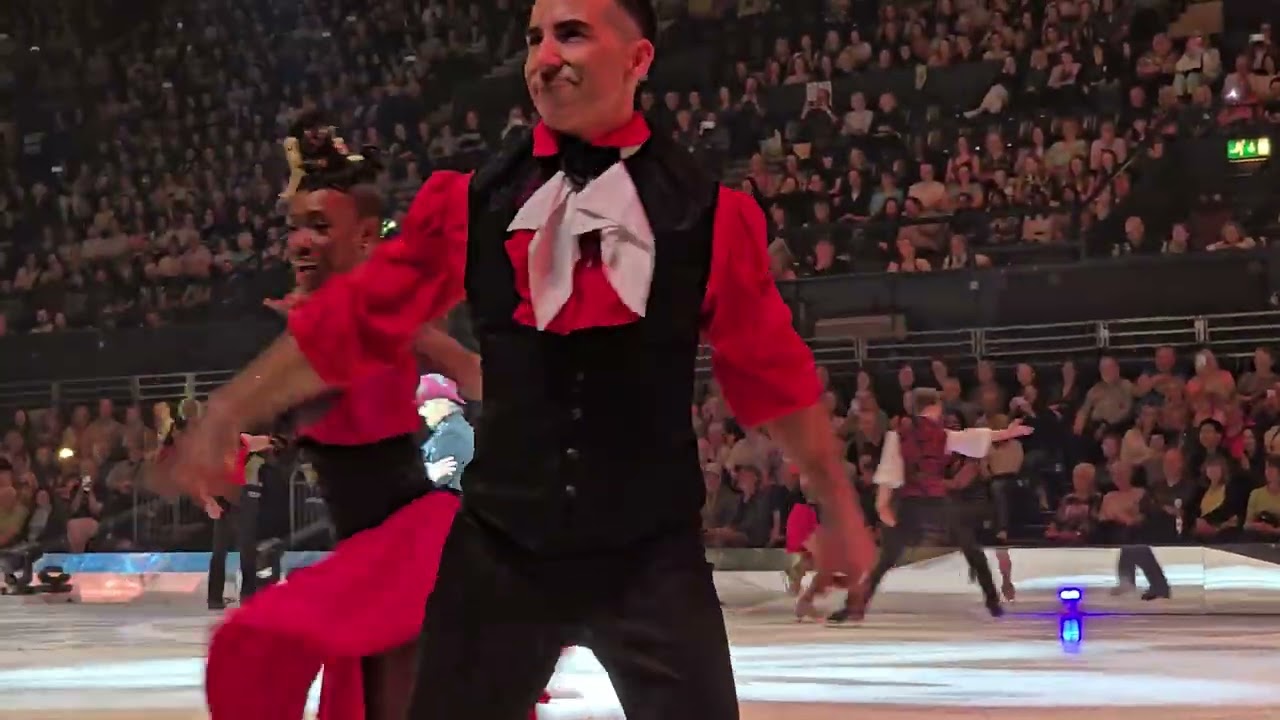 The opening sequence to Torvill & Dean Our last Dance - 50th Anniversary Tour
