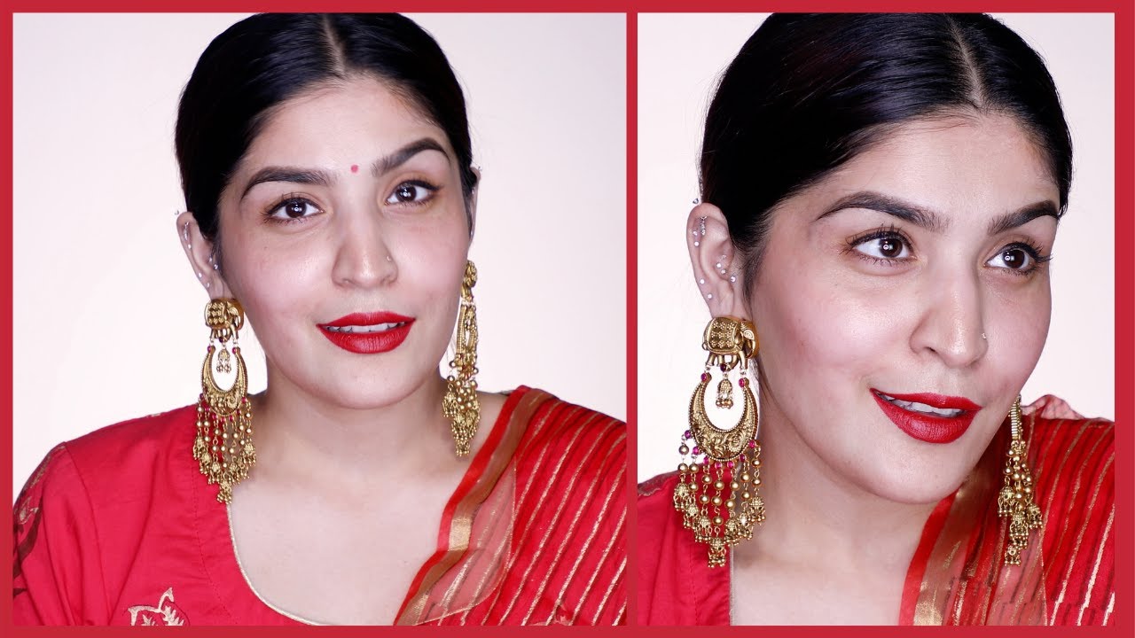 No Foundation, Concealer, Powder & Brushes Makeup For Diwali | #Diwalog 2020 Day 15 | Shreya Jain