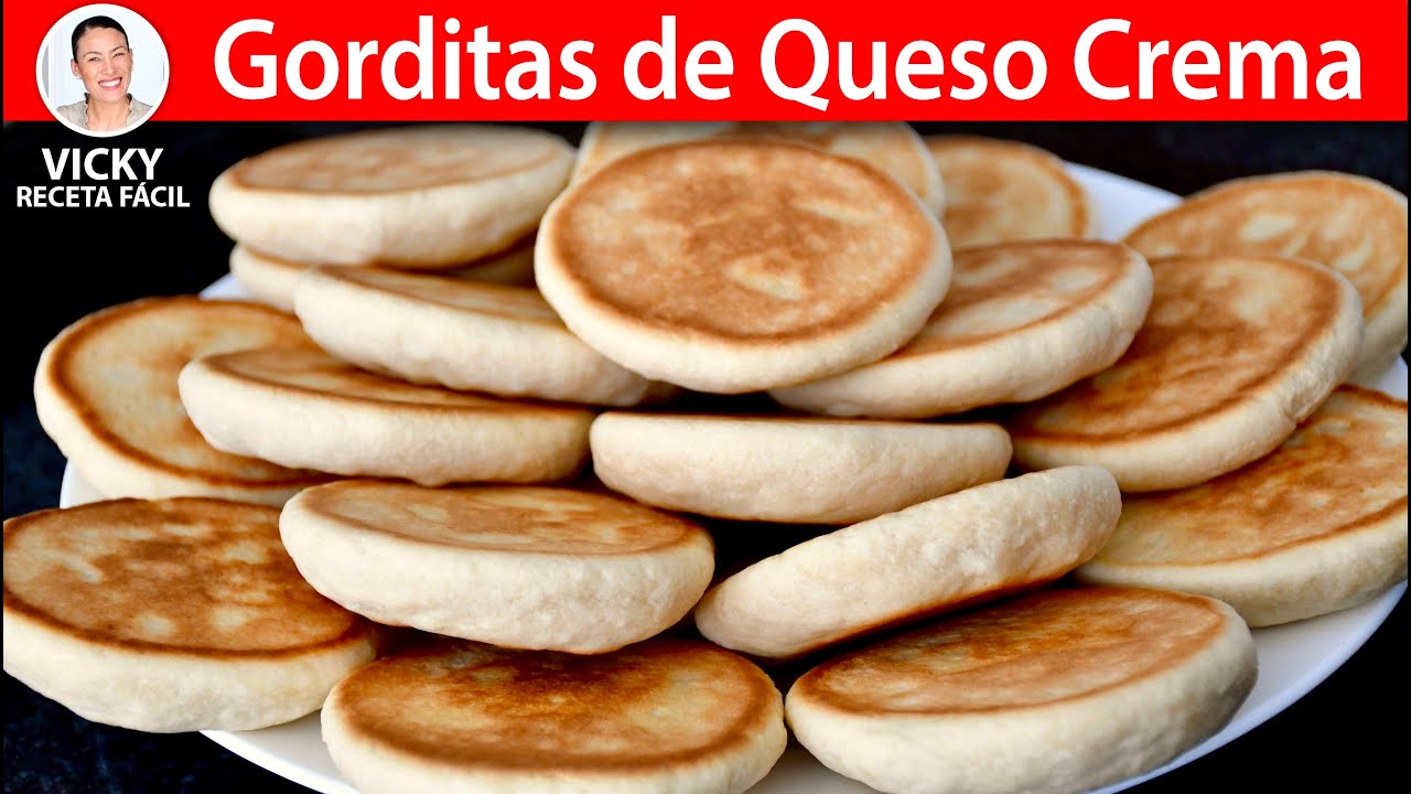 GORDITAS DE QUESO CREMA PHILADELPHIA | Vicky Receta Facil