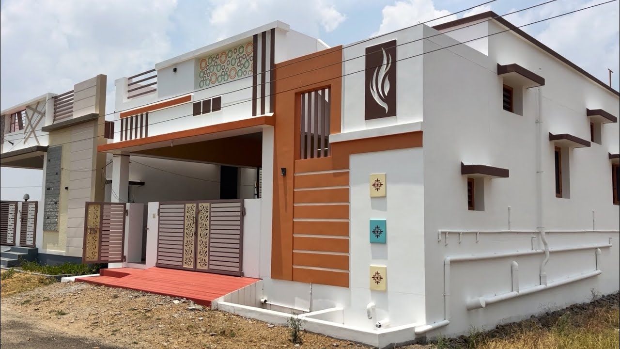 SOLD OUT 4.1 சென்டில் 1520 SFT ல் - NORTH -FACING ல் கட்டப்பட்ட 2BHK வீடு