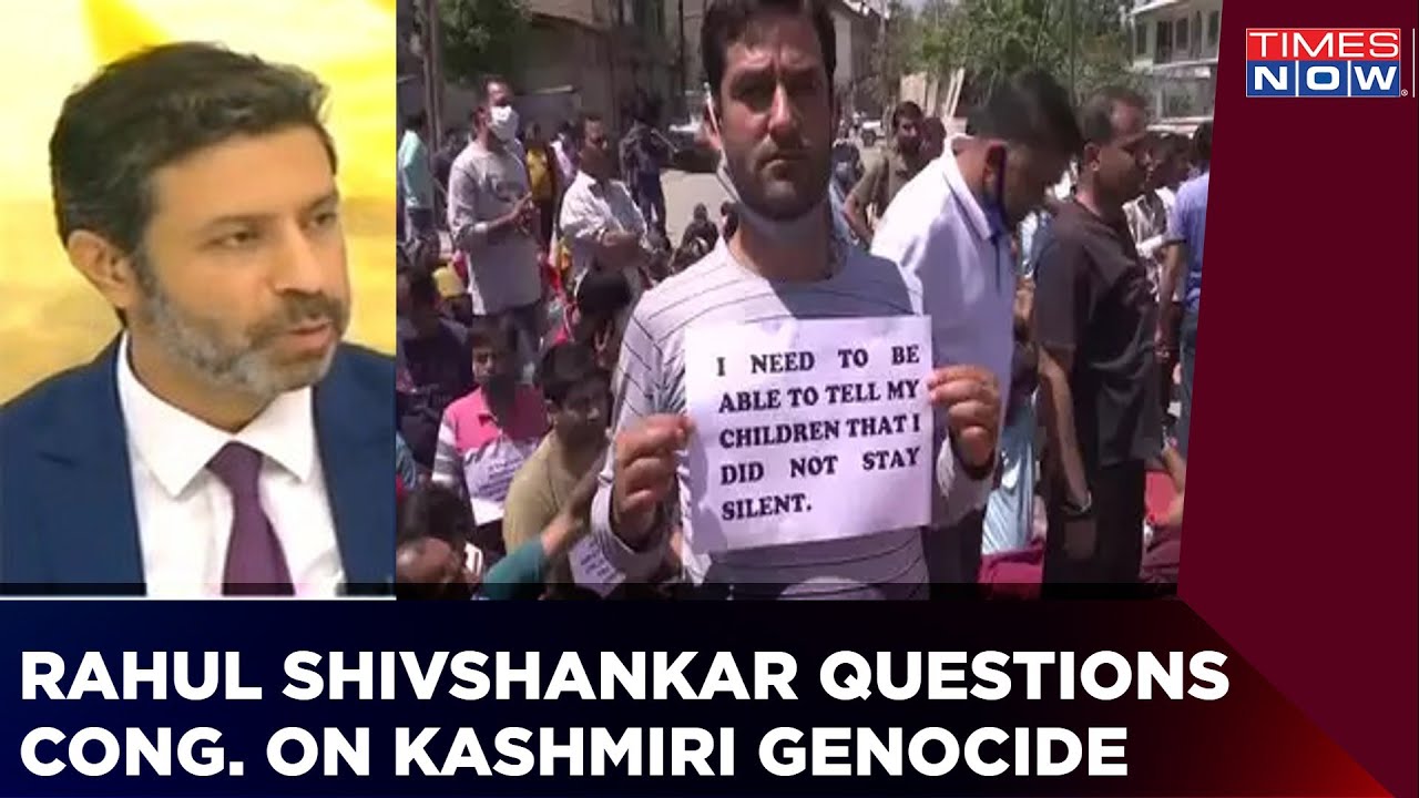 Rahul Shivshankar Questions Congress Panelist On 1995 Kashmir Hindu Genocide | News