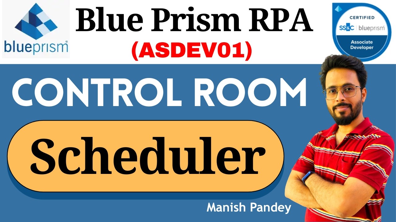 64. Blue Prism Scheduler | Schedule Process, Calendar & Working Days Setup (ASDEV01)