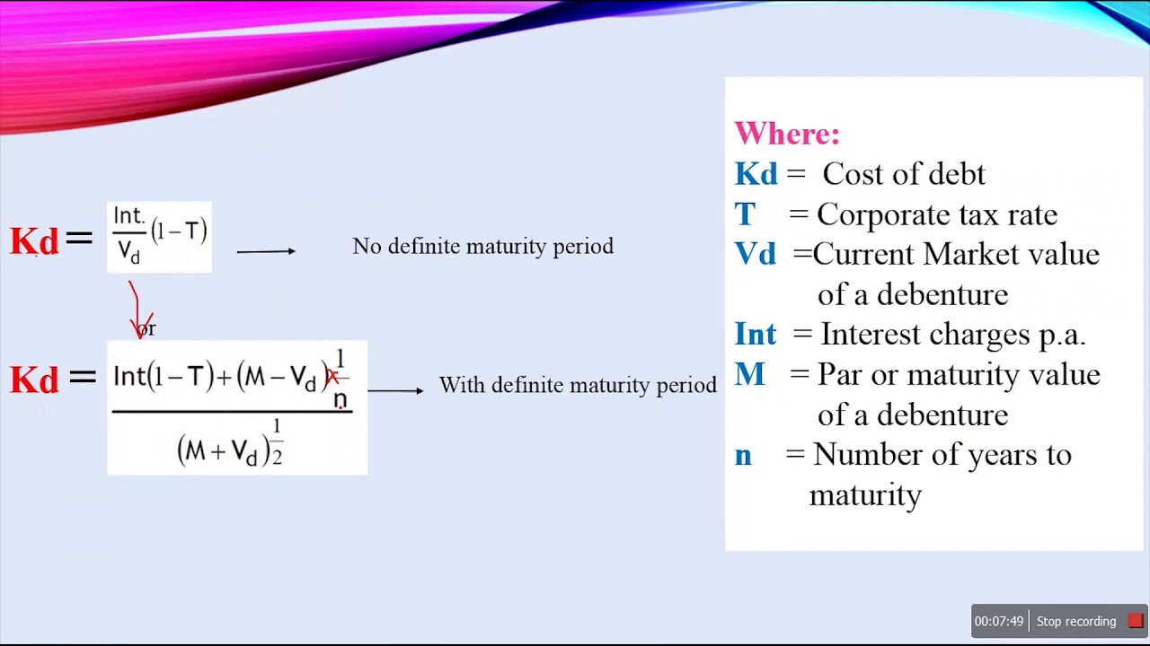 Weighted Average Cost of Capital (W.A.C.C) free tutorials @ 2020