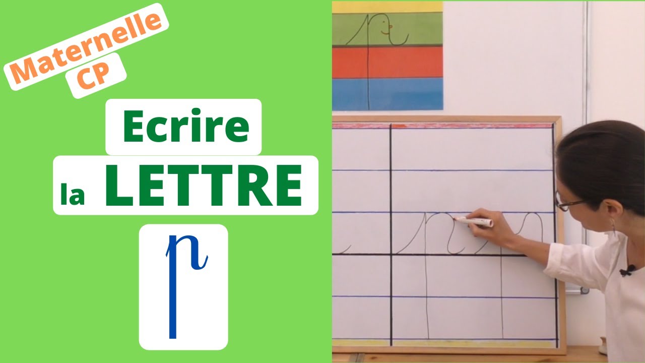 Comment écrire la lettre p ? Apprendre à écrire les lettres minuscules - Ecriture Maternelle et CP